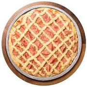 Tradicionais: Lombo Catupiry - Grande (Ingredientes: Massa Artesanal, Molho do Cheff, Mozzarella, Lombo Defumado, Catupiry, Azeitona, Orégano)