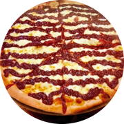 Pizza doce: Romeu e Julieta - Pizza Grande 35cm (Ingredientes: Goiabada especial, Mussarela)
