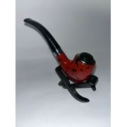 CACHIMBOS/ PIPE: CACHIMBO COM MANCHAS PEQUENO - Instrumento utilizado para fumar, geralmente tabaco, mas também pode ser usado para outras substâncias como maconha, haxixe ou ópio.