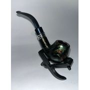 CACHIMBOS/ PIPE: CACHIMBO ESTILO PELE DE COBRA - Instrumento utilizado para fumar, geralmente tabaco, mas também pode ser usado para outras substâncias como maconha, haxixe ou ópio.