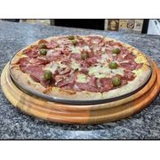 Especiais 2: 62.Paulista Turbinada - Pizza Grande (Ingredientes: Molho da Casa, 400g Mussarela, 400g Calabresa Aurora, Azeitona)