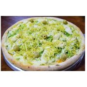 Promo 2: 18.Alho Poró - Pizza Grande (Ingredientes: Molho da Casa, Alho Poró, Mussarela, Parmesão, Azeitona)