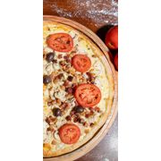 Especiais 3: Cadeiruda 2 - Pizza Grande (Ingredientes: Molho da Casa, Mussarela, Champignon, Bacon, Tomate)