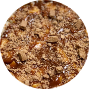 Doces: Paçoca - Pizza Grande (Ingredientes: Doce de Leite, Paçoquita)