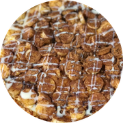 Doces: Banana - Pizza Grande (Ingredientes: Mussarela, Banana, Açúcar, Canela)