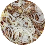 Especiais: Atum - Pizza Grande (Ingredientes: Molho, Cebola, Atum, Mussarela)