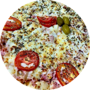 Promocionais: Presunto - Pizza Grande (Ingredientes: Molho, Mussarela, Presunto, Tomate)