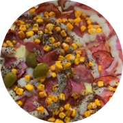 Tradicionais: Da Mama - Pizza Grande (Ingredientes: Molho, Mussarela, Calabresa, Catupiry, Milho)