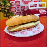 Sanduíche no Pão Francês: Pão C/ Queijo e Banana+Embalagem (R$1,50) - Sanduíche no Pão Francês (Ingredientes: Banana, Manteiga, Pão, Queijo Coalho)