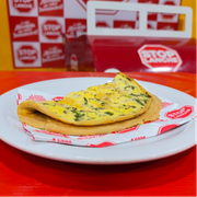 OMELETE: Omelete e verdura+Embalagem (R$1,50) - OMELETE (Ingredientes: Ovo, Verdura)