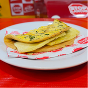 OMELETE: Omelete com Queijo+Embalagem (R$1,50) - OMELETE (Ingredientes: Ovo, Queijo)