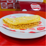 CREPIOCA: Crepioca com Frango+Embalagem (R$1,50) - CREPIOCA (Ingredientes: Frango, Goma de tapioca, Ovo)