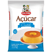 Mercearia: açúcar cristal fritz e frida 1kg - açúcar