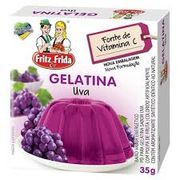 Mercearia: gelatina fritz frida uva - gelatina