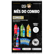 COMBO GIN / WHISKY / VODKA: GIN QN + 5 GELO SABOR + 1 ENERGÉTICO + 2 COPOS -------(COLOCAR SABORES DOS ITENS NA OBSERVAÇÃO) - POR FAVOR, VER A DISPONIBILIDADE DOS SABORES DE GIN
