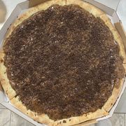 Doces: Brigadeiro - Pizza Grande (Ingredientes: Chocolate, Granulado Brigadeiro)