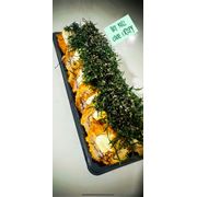 Hot Rolls: Hot roll 12 couve Crispy - Hot roll salmão finalizado com crean chesse couve crispy molho taregergilim