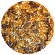 Tradicionais: Picanha - Pizza Família (Ingredientes: Picanha, Palmito, Catupiry)