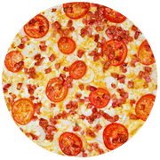 Tradicionais: Du Chef - Pizza Família (Ingredientes: Palmito, Bacon, Parmesão, Tomate)