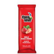 gelo: Gelo Coco Leve Morango)