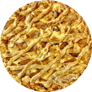Doces: Banana Nevada - Pizza Pequena (Ingredientes: Banana, Canela em Pó, Chocolate Branco, Creme de Leite, Muçarela)