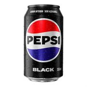 Refrigerante: Pepsi Zero Black lata 350 ml - Pepsi Zero Black lata 350 ml.
