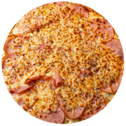 Tradicionais: Moda da Casa - Pizza Família (Ingredientes: Lombo Canadense, Provolone)