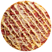 Tradicionais: Toscana - Pizza Família (Ingredientes: Calabresa, Cebola, Catupiry)