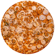 Tradicionais: Deliciosa - Pizza Família (Ingredientes: Frango Desfiado, Palmito)