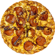 Gourmet: Pepperoni Maná - Pizza Pequena (Ingredientes: Mel, Molho Pomodoro, Muçarela, Pepperoni, Queijo Coalho)