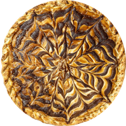 Doces: Dois Amores - Pizza Pequena (Ingredientes: Chocolate ao Leite, Chocolate Branco, Creme de Leite)