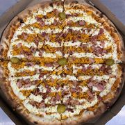 Premium: Catubacon - Pizza Grande (Ingredientes: Frango, Catupiry, Bacon, Orégano, Azeitona)