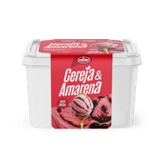 Pote 2L Especial: Pote 2L Especial Cereja e Amarena - Sabor cereja, mesclado com calda de amarena (cereja).