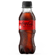 Refrigerantes: Coca Cola Zero 200ml)