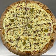 Premium: Portuguesa 3 - Pizza Grande (Ingredientes: Presunto, Ovo, Cebola, Catupiry)