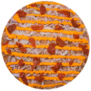 Tradicionais: Lisboa - Pizza Família (Ingredientes: Atum, Tomate Seco, Cebola, Cheddar)