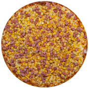 Tradicionais: Milho e Bacon - Pizza Família (Ingredientes: Milho, Bacon)