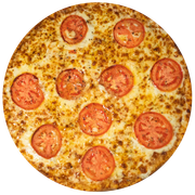 Tradicionais: Mussarela - Pizza Família (Ingredientes: Tomates em Rodelas)