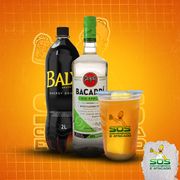 Copão de Kit: Copão Bacardi + Baly + Gelo de Sabor)