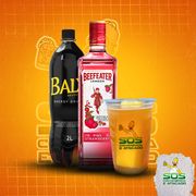 Copão de Kit: Copão Beefeater Pink + baly + Gelo de sabor)