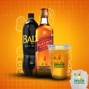 Copão de Kit: Copão Red Label + Baly + Gelo de sabor)