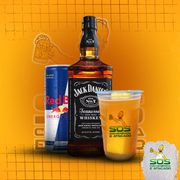 Copão de Kit: Copão Jack Tradicional + Red Bull + Gelo de sabor)