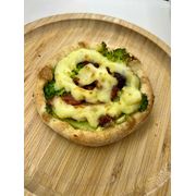 Esfihas Salgadas: Brócolis 2 - Esfiha (Ingredientes: Bacon, Brócolis, Catupiry)
