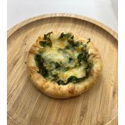 Esfihas Salgadas: Escarola 1 - Esfiha (Ingredientes: Escarola, Mussarela)