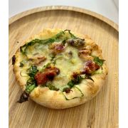 Esfihas Salgadas: Escarola 2 - Esfiha (Ingredientes: Bacon, Escarola, Mussarela)