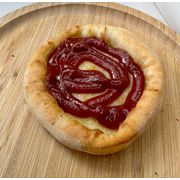 Esfihas Doces: Romeu e Julieta - Esfiha (Ingredientes:  Goiabada, Mussarela)