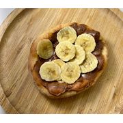 Esfihas Doces: Nutela 3 - Esfiha (Ingredientes: Banana, Nutela)