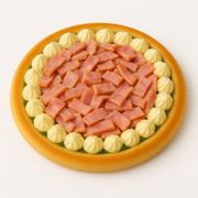 Tradicionais: calabresa com barbecue - Pizza Gigante (Ingredientes: Calabresa, Molho, Molho Barbecue, Mussarela)