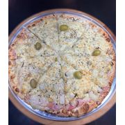 Tradicionais: Portuguesa 2 - Pizza Grande (Ingredientes:  Cebola,  Ervilha,  Mussarela,  Ovos,  Palmito, Presunto)