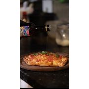 Pizzas Burguers: 7 Mares - Burguer Grande (Ingredientes: Camarao, Carne 150 Gramas, Catupiry Original, Molho da Casa, Molho de Tomate Artesanal, Mussarela, Parmesão, Pimenta com Cebola Caramelizada)